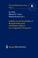 Cover of: Liability for and insurability of biomedical research with human subjects in a comparative perspective