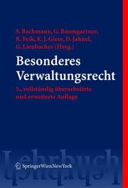 Cover of: Besonderes Verwaltungsrecht (Springers Kurzlehrbücher der Rechtswissenschaft)