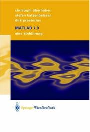 Cover of: MATLAB 7: Eine Einführung