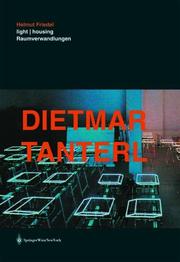 Cover of: Dietmar Tanterl: Light / Housing - Raumverwandlungen