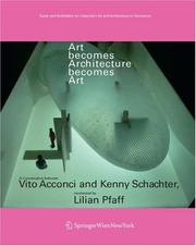 Art becomes architecture becomes art by Vito Acconci, Kenny Schachter, Lilian Pfaff