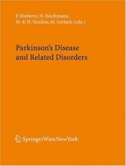 Cover of: Parkinson's Disease and Related Disorders (Journal of Neural Transmission. Supplementa) by P. Riederer