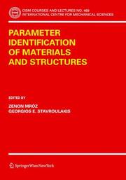 Cover of: Parameter Identification of Materials and Structures (CISM International Centre for Mechanical Sciences)