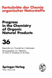 Cover of: Fortschritte der Chemie organischer Naturstoffe / Progress in the Chemistry of Organic Natural Products / Volume 36 (Fortschritte der Chemie organischer ... the Chemistry of Organic Natural Products) by 