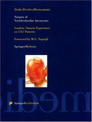 Cover of: Surgery of vertebrobasilar aneurysms: London, Ontario, experience on 1,767 patients