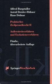 Cover of: Praktisches Zivilprozessrecht.