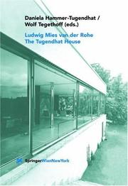 Cover of: Ludwig Mies van der Rohe: The Tugendhat House
