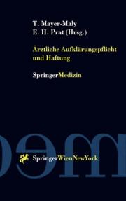 Cover of: Ärztliche Aufklärungspflicht und Haftung