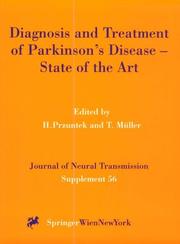 Cover of: Diagnosis and Treatment of Parkinson's Disease - State of the Art (Journal of Neural Transmission. Supplementa)