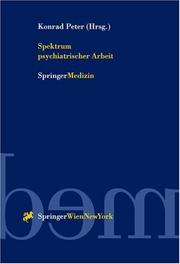 Cover of: Spektrum psychiatrischer Arbeit