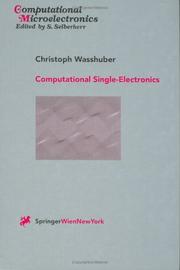 Cover of: Computational Single-Electronics (Computational Microelectronics) by Christoph Wasshuber
