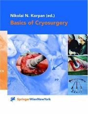 Basics of Cryosurgery by Nikolai N. Korpan