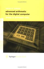 Advanced arithmetic for the digital computer by Ulrich Kulisch