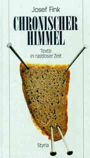 Cover of: Chronischer Himmel: Texte in rastloser Zeit