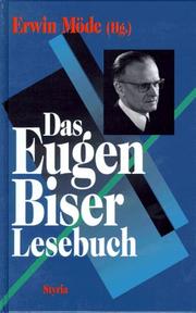 Cover of: Das Eugen Biser Lesebuch