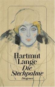Cover of: Die Stechpalme by Hartmut Lange