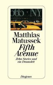 Cover of: Fifth Avenue by Matthias Matussek