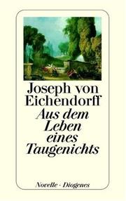 Cover of: Aus Dem Leben Eines Taugenichts by Joseph von Eichendorff