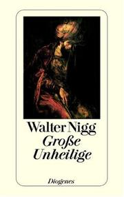 Cover of: Große Unheilige.