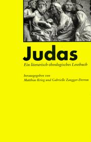 Cover of: Judas by Matthias Krieg, Gabrielle Zangger-Derron