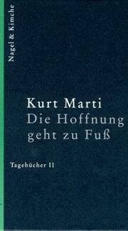 Cover of: Tagebücher by Kurt Marti