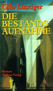 Cover of: Die Bestandsaufnahme by Gila Lustiger