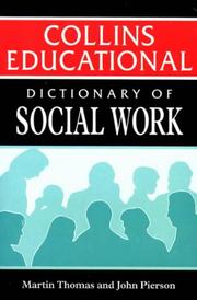 Cover of: Dictionary of Social Work