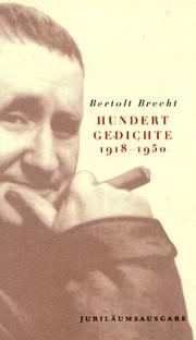 Cover of: Hundert Gedichte