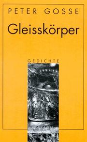 Cover of: Gleisskörper: Gedichte