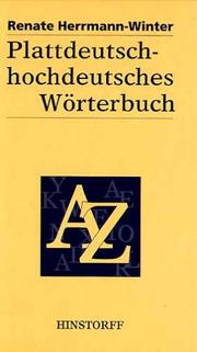 Cover of: Plattdeutsch-hochdeutsches Wörterbuch. Für den mecklenburgisch - vorpommerschen Sprachraum.