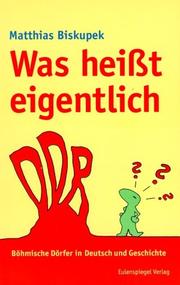 Cover of: Was heisst eigentlich "DDR"?: böhmische Dörfer in Deutsch & Geschichte