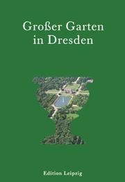 Cover of: Grosser Garten in Dresden