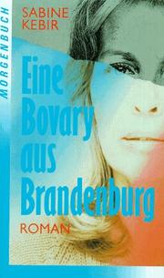 Cover of: Eine Bovary aus Brandenburg