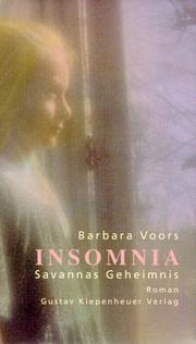 Cover of: Insomnia. Savannas Geheimnis.