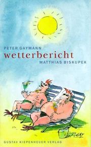Cover of: Wetterbericht