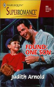 Cover of: Found, One Son by Judith Arnold