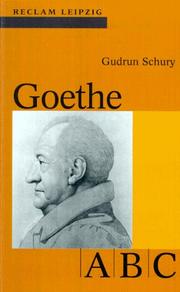 Cover of: Goethe-ABC