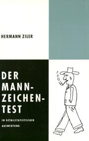 Cover of: Der Mann-Zeichen-Test in detail-statistischer Auswertung: MZT (det)