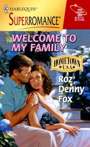 Cover of: Welcome to My Family: Hometown U.S.A. (Harlequin Superromance No. 885)