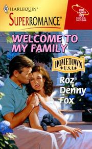 Cover of: Welcome to My Family by Roz Denny Fox