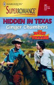 Cover of: Hidden in Texas: The West Texans (Harlequin Superromance No. 907)