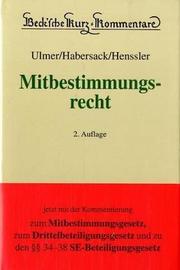 Cover of: Mitbestimmungsgesetz