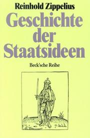 Geschichte der Staatsideen by Reinhold Zippelius