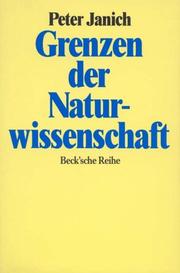 Cover of: Grenzen der Naturwissenschaft: Erkennen als Handeln