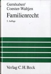 Cover of: Lehrbuch des Familienrechts