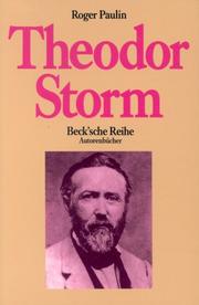 Cover of: Theodor Storm by Roger Paulin