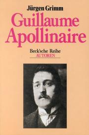 Cover of: Guillaume Apollinaire