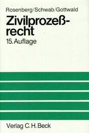 Cover of: Zivilprozessrecht