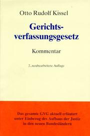 Cover of: Gerichtsverfassungsgesetz: Kommentar