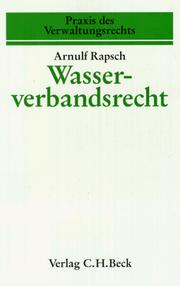 Cover of: Wasserverbandsrecht